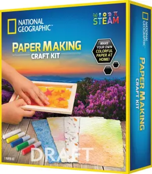 National Geographic Paper Making Craft Kit by National Geographic
